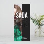 ヘアサロンメニュー価格表 メニュー (スタンド正面)