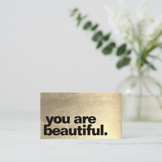 ヘアサロンモダン金ゴールドアポイントメントアラーム 予約カード (スタンド正面)