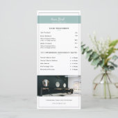 ヘアサロン価格表テンプレート-ミニマルデザイン (スタンド正面)