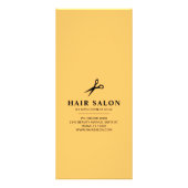 ヘアサロン価格表ブロンドヘアスタイリストモデル ラックカード (裏面)