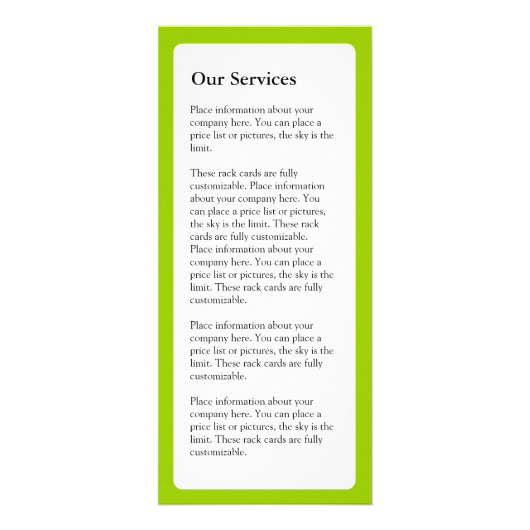 ヘアサロン価格表 ラックカード (裏面)