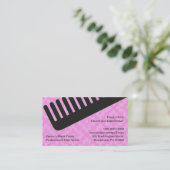 ヘアサロン名刺(アポイントメント付き) 予約カード (スタンド正面)