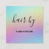 ヘアサロン名刺 予約カード (正面)
