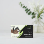 ヘアサロン名刺 予約カード (スタンド正面)