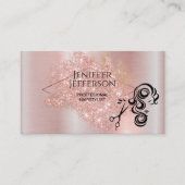 ヘアサロン名刺 予約カード (正面)