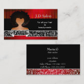 ヘアサロン名刺 名刺 (正面/裏面)