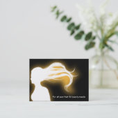 ヘアサロン名刺 名刺 (スタンド正面)