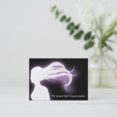 ヘアサロン名刺 名刺 (スタンド正面)