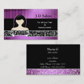 ヘアサロン名刺 名刺 (正面/裏面)