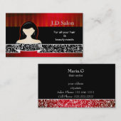 ヘアサロン名刺 名刺 (正面/裏面)