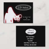 ヘアサロン名刺 名刺 (正面/裏面)