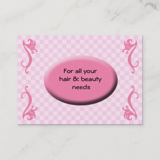 ヘアサロン名刺 名刺 (正面)