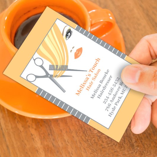 ヘアサロン名刺 名刺