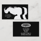 ヘアサロン名刺 名刺 (正面/裏面)