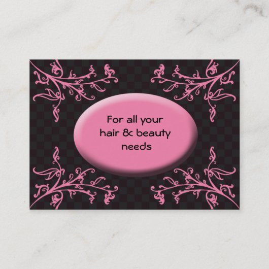 ヘアサロン名刺 名刺 (正面)