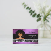 ヘアサロン名刺 名刺 (スタンド正面)