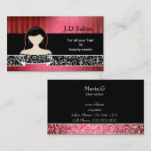 ヘアサロン名刺 名刺 (正面/裏面)