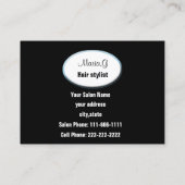 ヘアサロン名刺 名刺 (裏面)