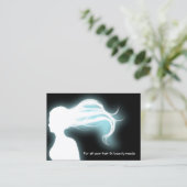 ヘアサロン名刺 名刺 (スタンド正面)