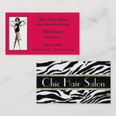 ヘアサロン名刺(DIVAtude) 名刺 (正面/裏面)