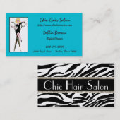 ヘアサロン名刺(DIVAtude) 名刺 (正面/裏面)