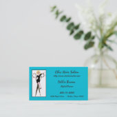 ヘアサロン名刺(DIVAtude) 名刺 (スタンド正面)