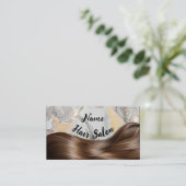 ヘアサロン標準名刺 名刺 (スタンド正面)