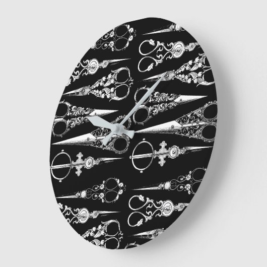 ヘアサロン美しいサロンヘアドレッサークロック ラージ壁時計 (傾斜)