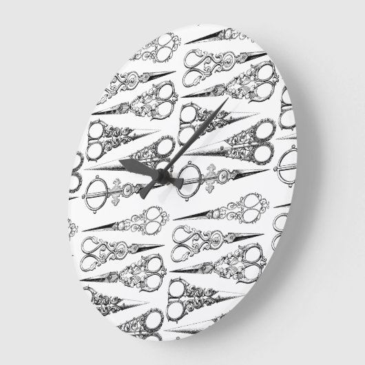 ヘアサロン美しいサロンヘアドレッサークロック ラージ壁時計 (傾斜)