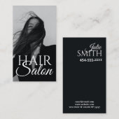 ヘアサロン美しいサロン名刺 名刺 (正面/裏面)