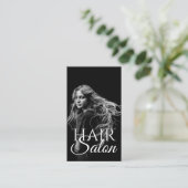 ヘアサロン美しいサロン名刺 名刺 (スタンド正面)