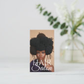 ヘアサロン美しいサロン名刺 名刺 (スタンド正面)