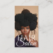 ヘアサロン美しいサロン名刺 名刺 (正面)