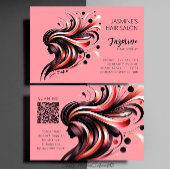 ヘアサロン美容師名刺 名刺