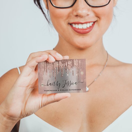 ヘアサロン美容師爪、 ネイルメイクアップバラグレー 名刺