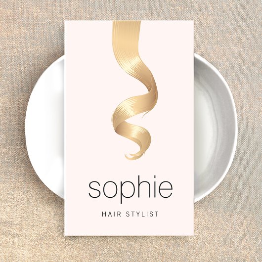 ヘアサロン美容師、カラーリスト 名刺