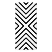 ヘアサロン金ゴールドはさみストライプフローラ価格表 ラックカード (裏面)