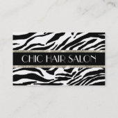 ヘアサロン（アフリカンアメリカンDiva）名刺 名刺 (裏面)