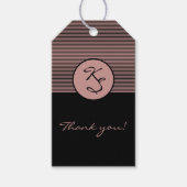 ヘアサロン オーダーメイド モノグラム ありがとう ギフトタグ (正面)