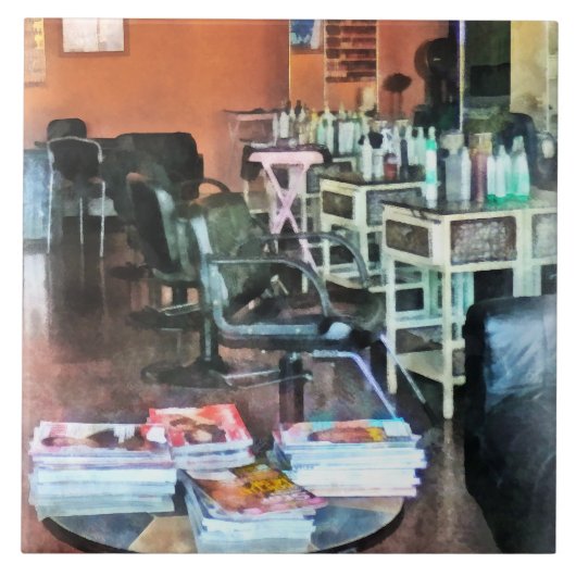 ヘアサロン タイル (正面)