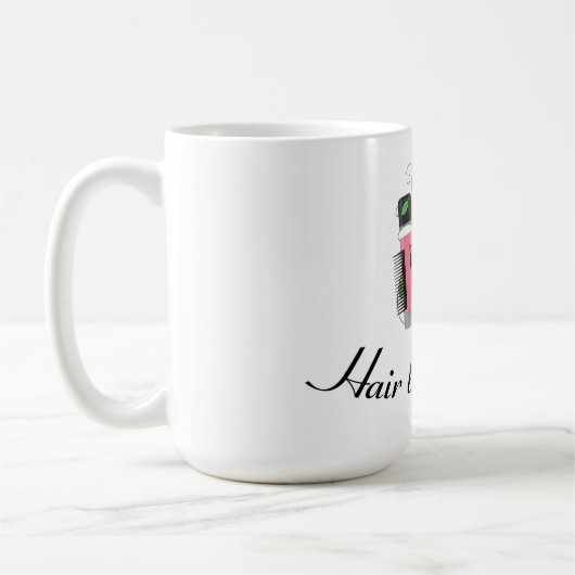ヘアサロン デザイン コーヒーマグカップ (左)