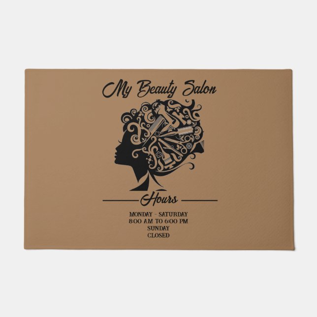 ヘアサロン ドアマット (正面)