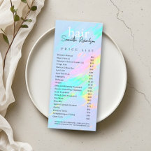 ヘアサロン ネイル メイク Holo パステル 価格表