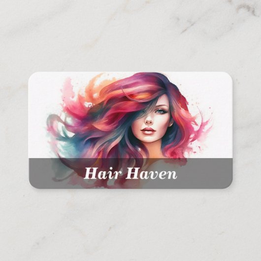 ヘアサロン/ブティック 名刺 (正面)