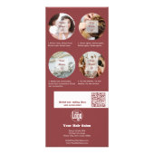 ヘアサロン　ブライダルパーティー　ヘアスタイリングプラン ラックカード (裏面)