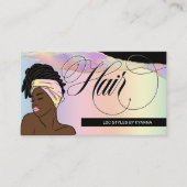 ヘアサロン、ブレイドスタイリスト、ロッチカン、ボーチカンB 名刺 (正面)