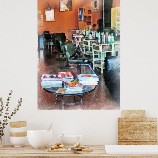 ヘアサロン ポスター (キッチン)