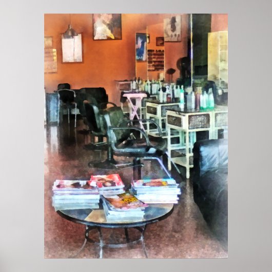 ヘアサロン ポスター (正面)