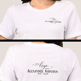 ヘアサロン ロゴ ブランディング スタッフ アパレル トライブレンドTシャツ