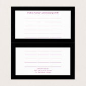 ヘアサロン – 名刺 (内部フラット)